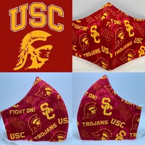 USC Trojans face mask